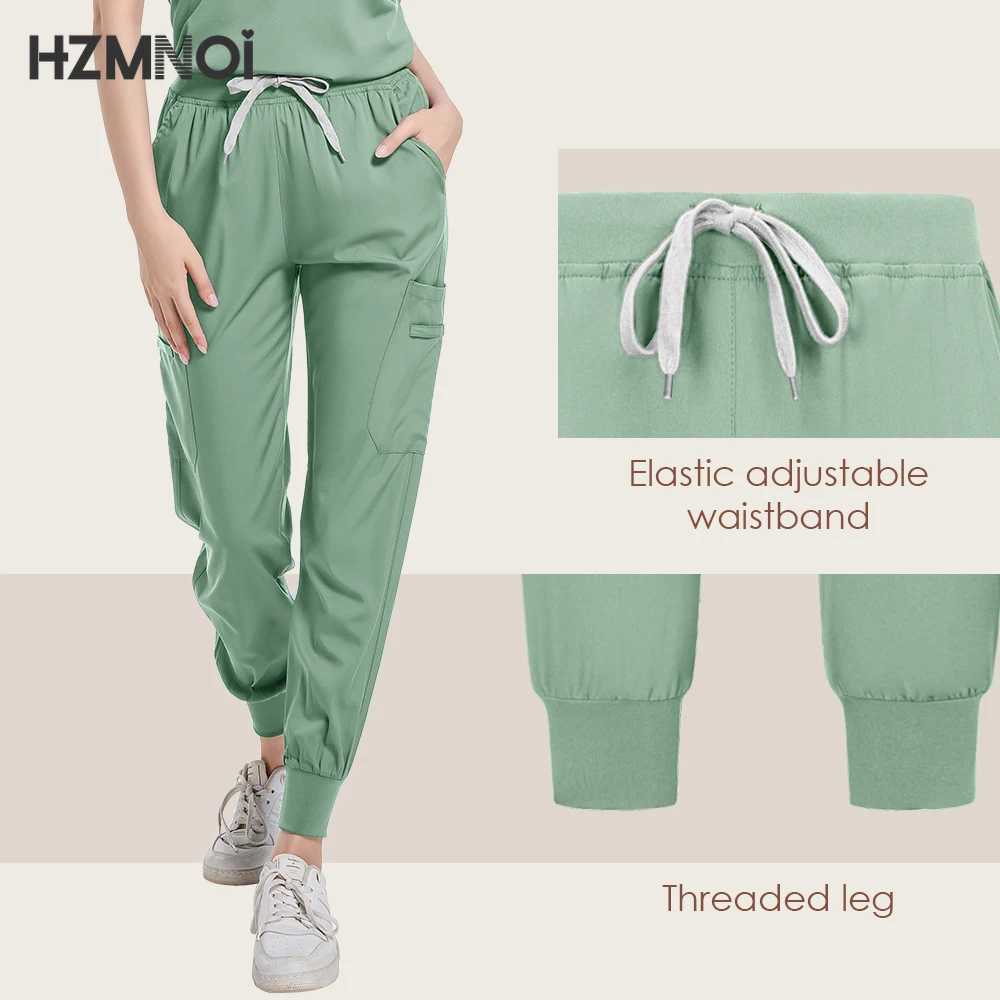 New Unisex Medical Uniforms for V-neck Nurse Scurbs Set Women Hospital Doctor Workwear Oral Dental Surgery Medical Uniforms X250410