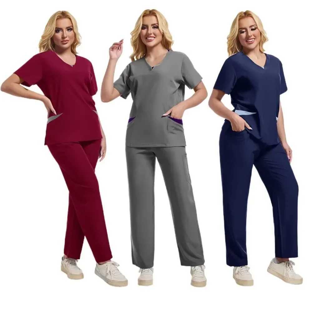 HZMNOI New Arrival Doctor Uniforms HighQuty Medical Scrubs for Women in Various Colors and Sizes Durable Dentist Surgery Sets X250410