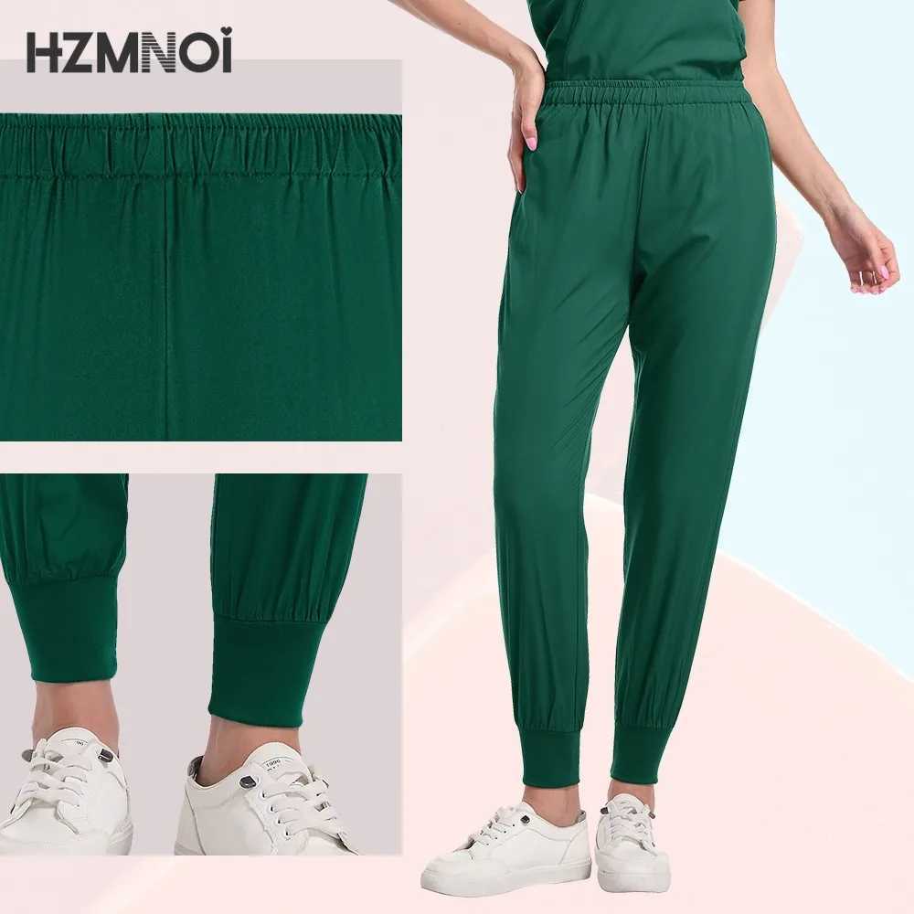 Surgical Set Women Pet Hospital Scrub Uniforms Suits Unisex Solid Color Surgical Gown Pocket V-neck Jogger Suits X250410