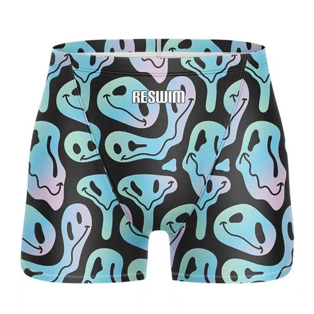 Summer Swimming Mainline Mens Swimming Jammer Short Life Endurance Sports Training Swimsuit New Beach Tight ShortsW250410