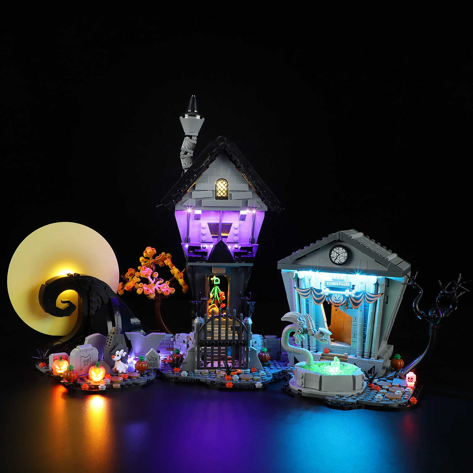 YEABRICKS Compatible with LEGO 21351 Christmas Nightmare LED Lights, Winter Christmas Series Lighting C251111