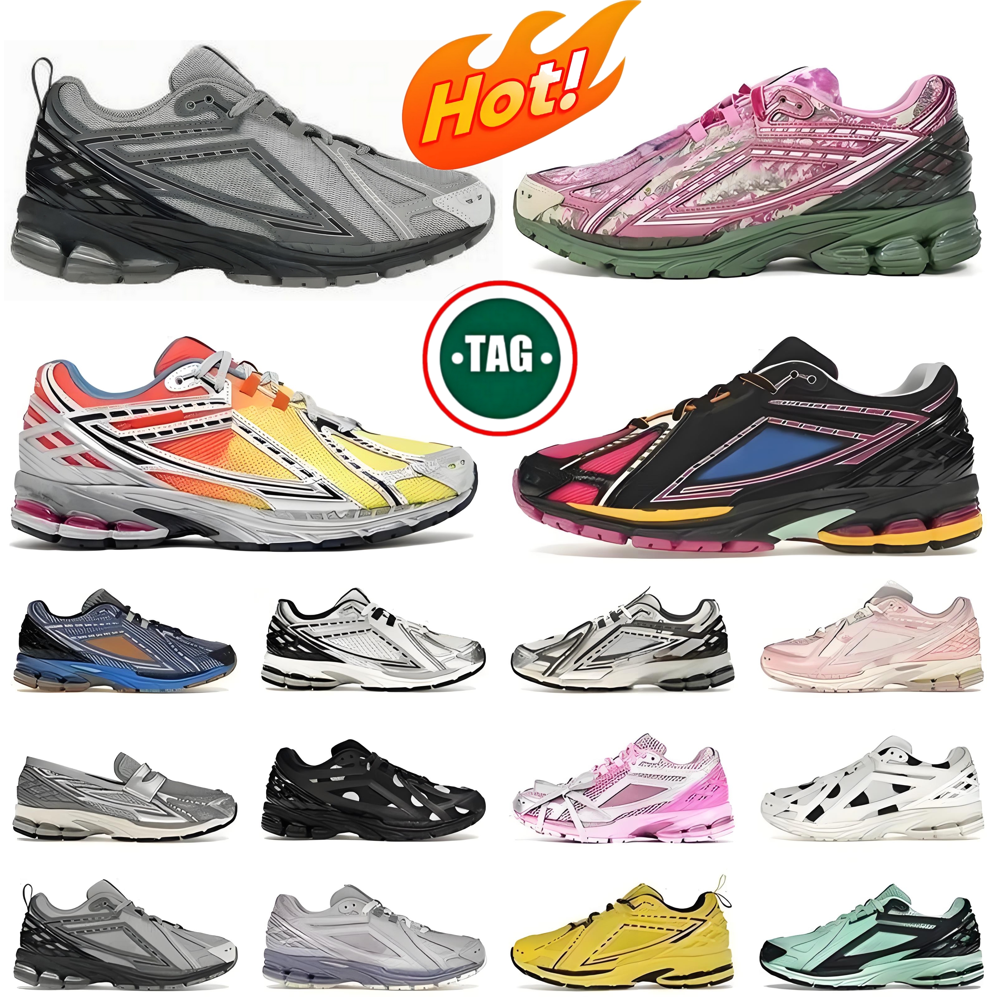 Designer chaussures outdoor Luxury 1906R Shoes 1906D Protection Pack Mens Sneakers Silver Black White running shoes Top Quality Womens Trainers EUR 36-45