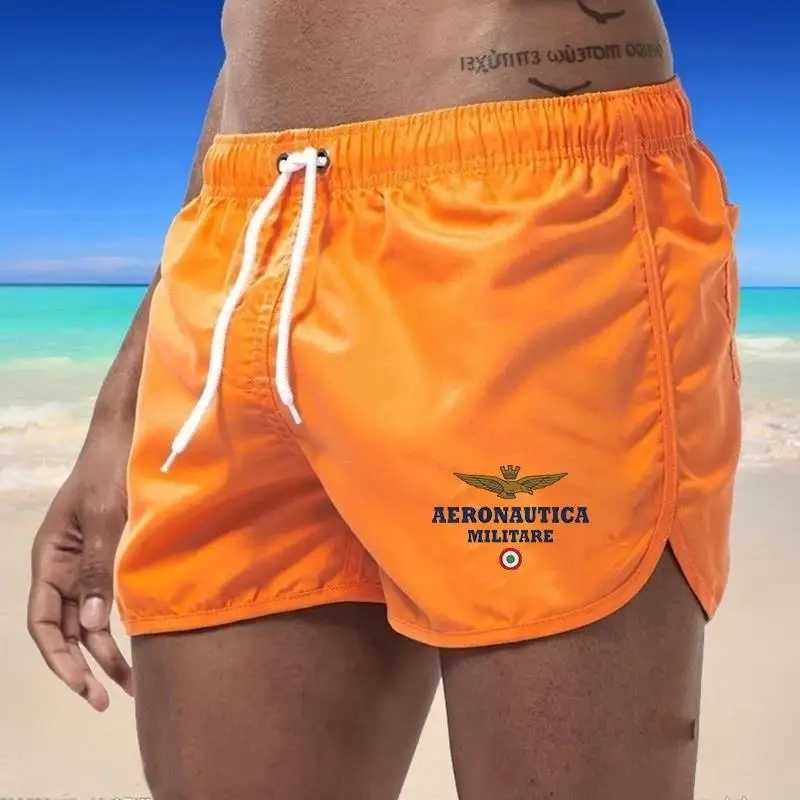 2024 Mens Fashion Printed Swimming Shorts Quick Drying Beach Set Breathable Drawstring PocketW250410