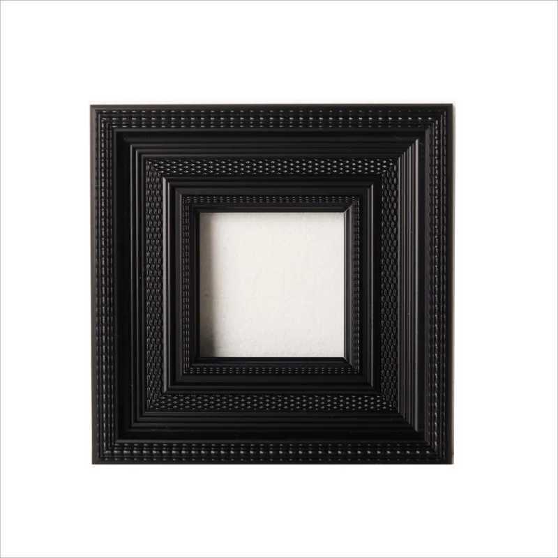 Stylish Black Photo Framing Solid Wood Light Luxury Designer Frames Creative Picture Frame Cornice Room Decoration L251110 H260306