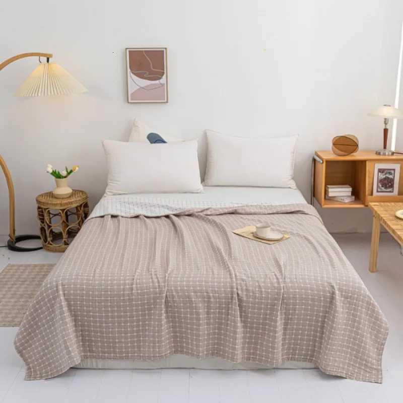 Japanese simple casual blanket Cotton gauze sofa cover multifunctional throw blanket for beds home decor sofa towel bedspread C251111