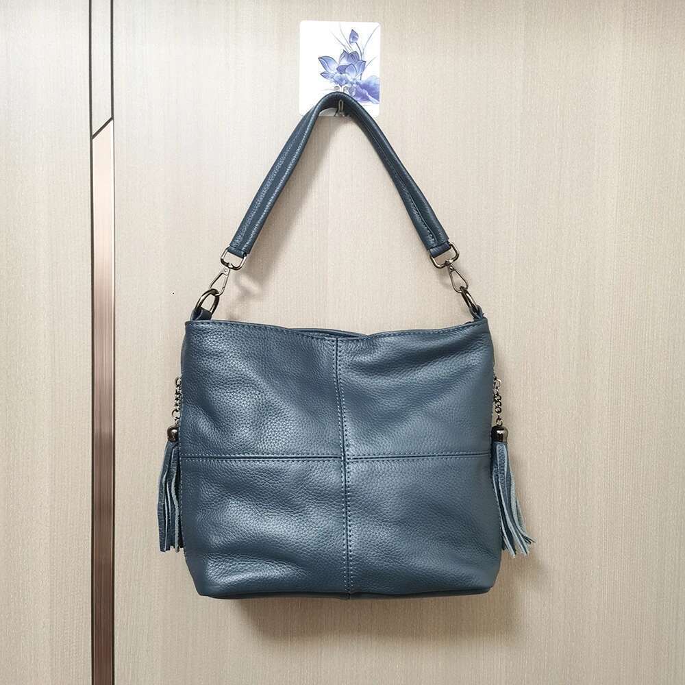New Designer Genuine Cow Leather Tote Bag For Women - Soft & Lightweight Underarm Shoulder Bag, Large Capacity Casual Hobo