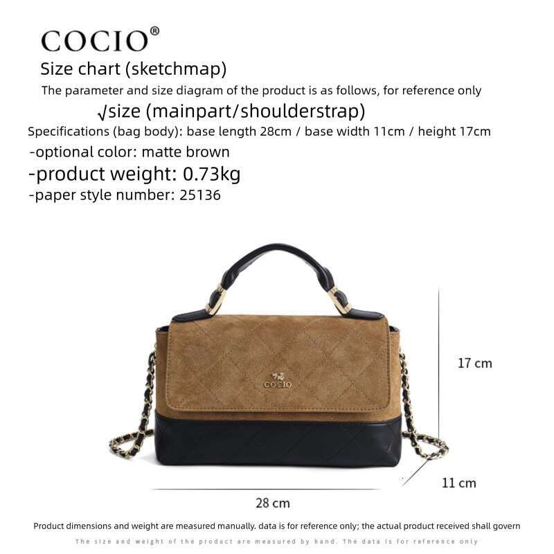 COCIO Matte Leather Handbag and Shoulder Early Autumn New Hot-Selling Women's Bag Cross-Border Foreign Trade Factory Direct Sales