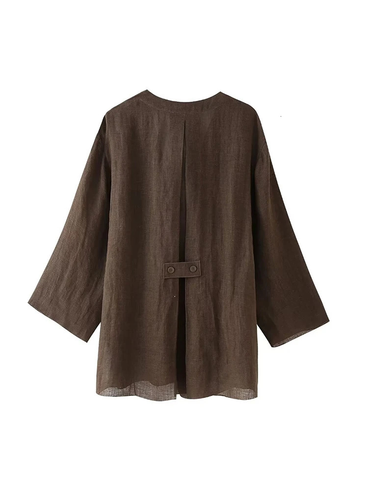 Wide Leg Pants Sets 2 Pieces Women Fashion Lace Up Kimono Tops Womens Suit Two Piece Set Spring Women Outfit 251105