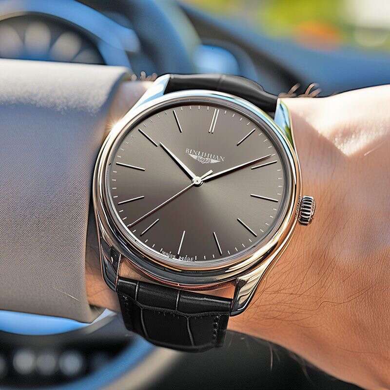 Genuine Leather Belt for Men Fashion Trend Casual Student Wristwatch Men's Quartz Watch Wholesale