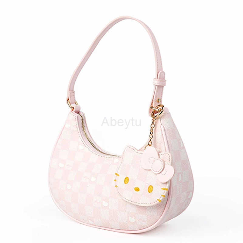 Sanrio New Hello Kitty Y2k Kawaii Underarm Bags Cute Anime Zipper Shoulder Bags For Women Crossbody Bags Anime Bags Gifts Toys H251111