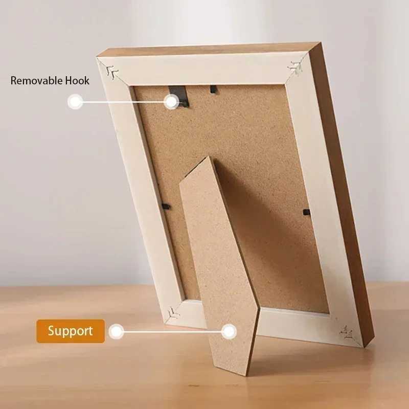 American Simplicity Picture A3 A4 Family Photo Frame Wall Decorative Ornaments for Living Room Bedroom Acrylic Home Decor L251110 H260306