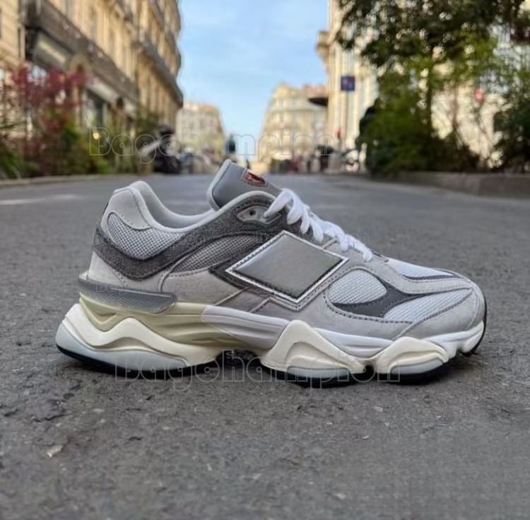 Designer shoe high-end 90 fashionable casual shoes outdoor sport shoes Men's super popular retro sports student thick-soled couple running breathable net shoes60