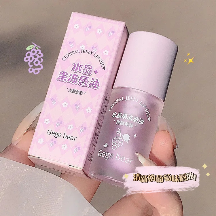 Crystal Jelly Lip Oil Hydrating Plumping Coat For Lipstick Lipgloss Tinted Clear Plumper Serum Care Fruit Balm 251103