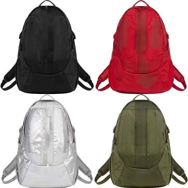 2025--backpack school bag Outdoor Messenger Bags Unisex Fanny Pack Crossbody Shoulder Bag pochette Multiple pockets fashion student bag