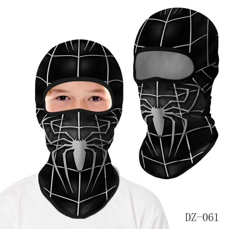 Cartoon Balaclava Cap Kids Full Face Cover Ski Mask Outdoor Windproof Face Bandana Scarf Hat Winter Neck Warmer Cycling Headgear S251110