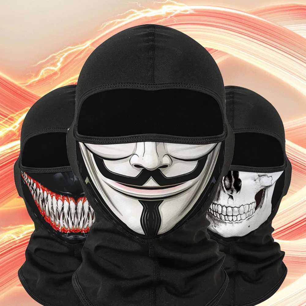 Winter Balaclava Ski Mask Halloween Skull Bandana Headgear Motorcycle Face Cover Windproof Bicycle Cycling Headband Riding Mask S251110{category}