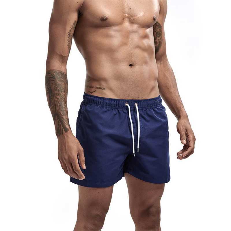 Pocket mesh lining summer casual beach board shorts quick drying swimsuit swimsuitW250410