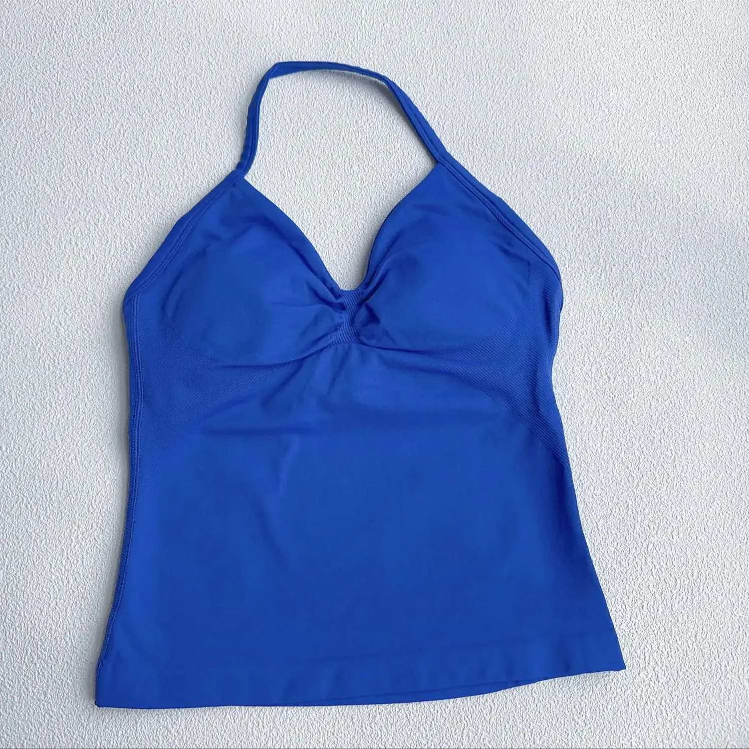 No new impact sports yoga vest womens fitness yoga top gym clothing strapless built-in braW250411