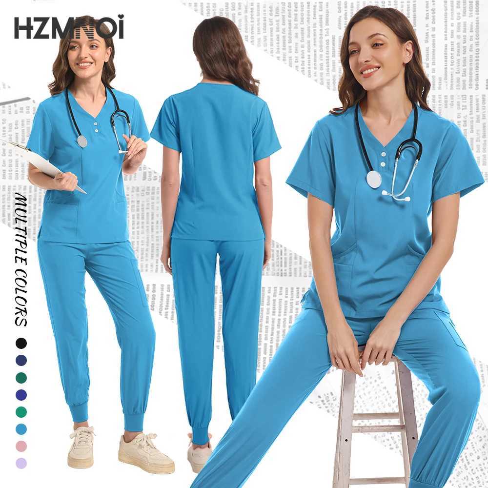 Hospital Surgical Uniform Medical Scrub Set Doctor Nurse Clothes Nursing Accessories Dental Clinic Beauty Sn Workwear Lab Set X250410