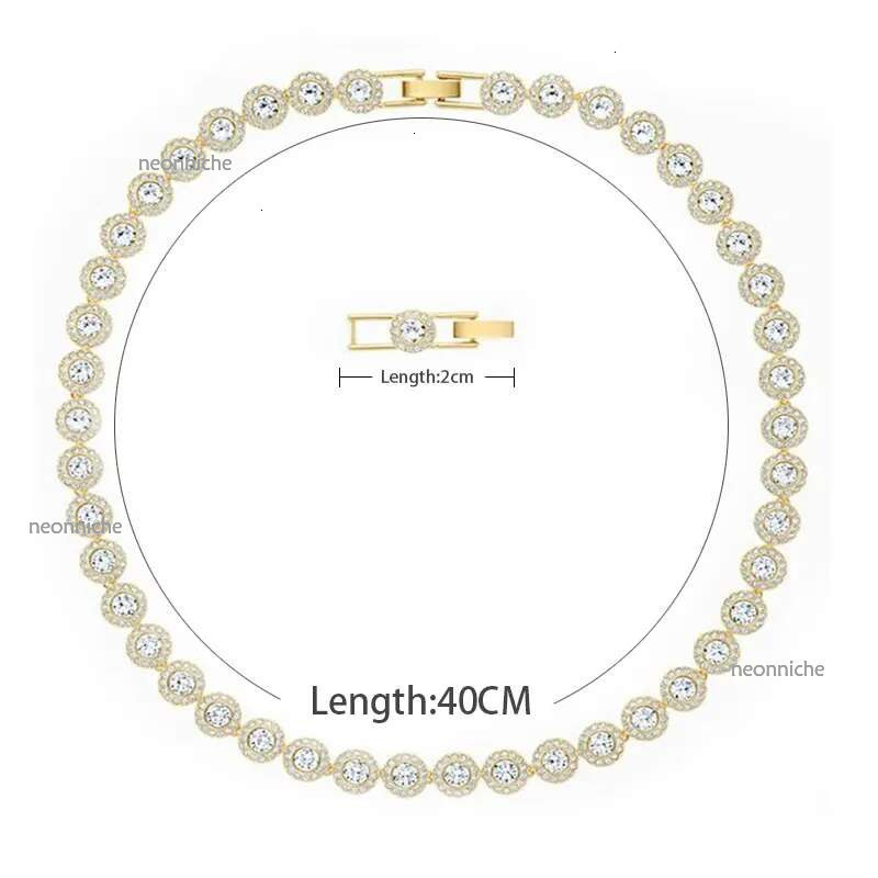classic tennis bracelet for women plated sier gold necklace navy blue Austria crystal dia bracelets designer jewelry woman men gift