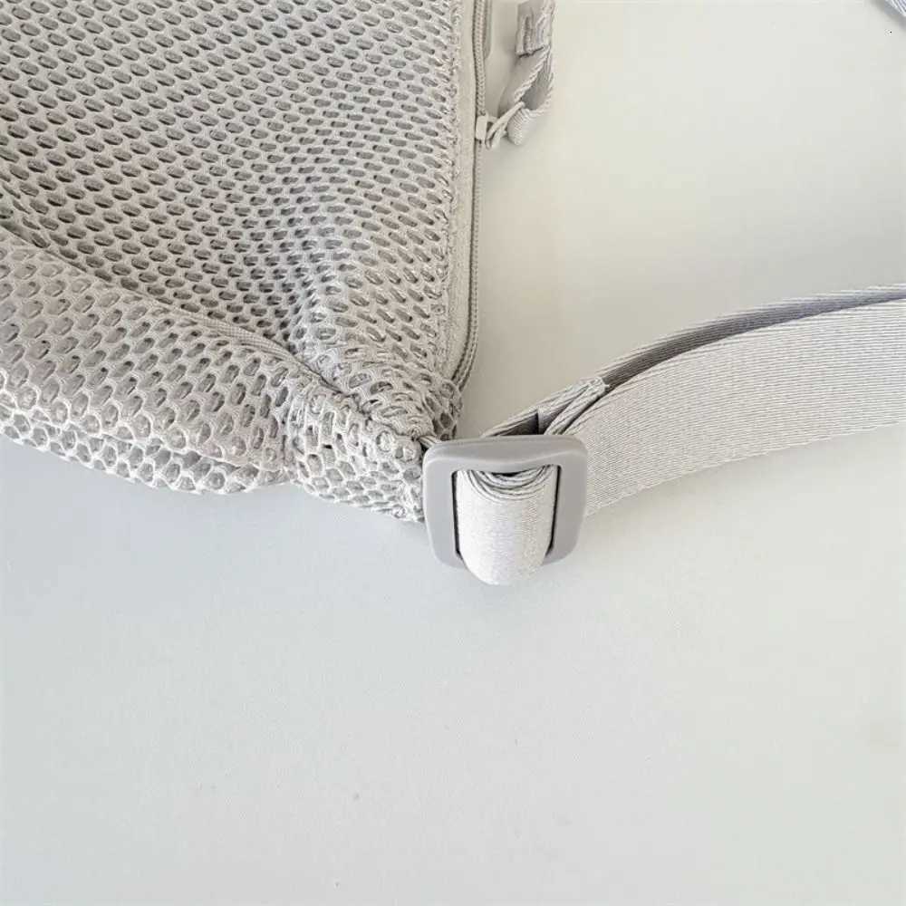 Korean Style Nylon Mesh Crossbody Bag Fashionable Handbag Dumpling Bag Lightweight Solid Color Shoulder Bag Office WorkerT251110
