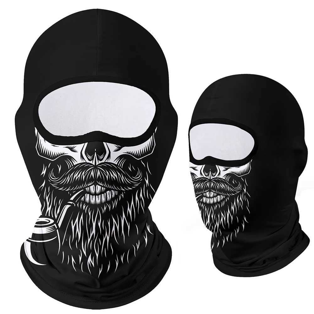 Balaclava Face Mask Moto Clown Ghost Skull Mask Breathable Windproof UV Sun Dust Protective Full Face Cover For Summer Sprin S251110