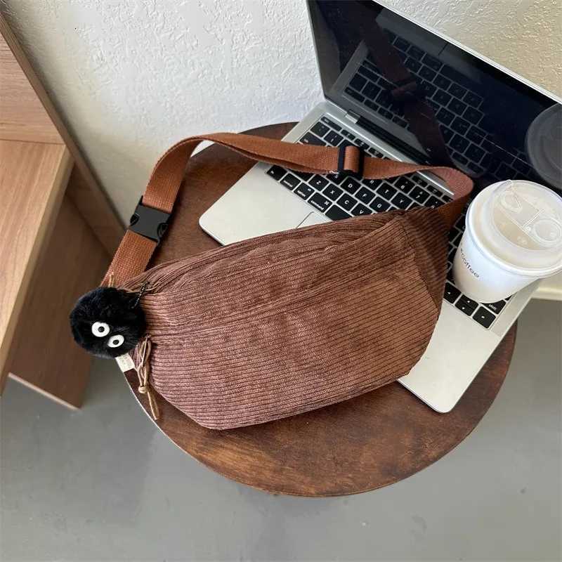One-shoulder crossbody bag for women 2023 autumn and winter new trendy brand womens sports waist bag chest bag trendyT251110