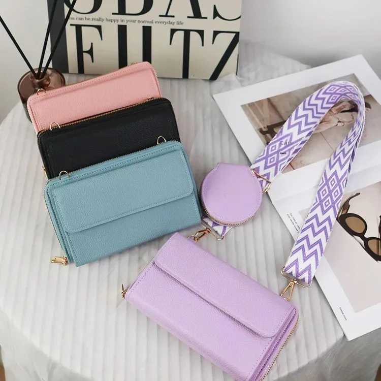 Large Capacity Womens Shoulder Bag Maturation Litchi Pattern Mobile Phone Crossbody Bag Multi-Functional Mother-Child BagT251110