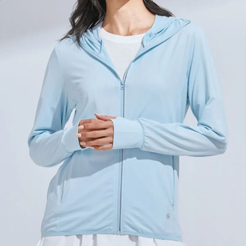 Ice Silk Sunscreen Clothing Detachable Large Brim UPF50 Womens Sun Protection Outdoor Jackets 250411