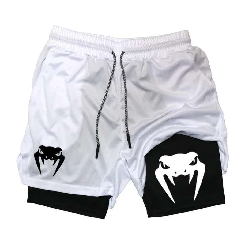 Casual shorts women's and men's Mma tight shorts men's summer gym carnival running training sports mesh breathable shorts
