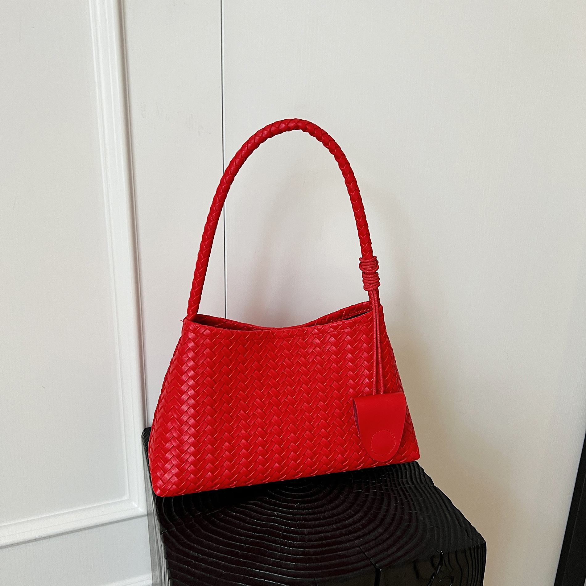 Guguo Handwoven Underarm for Women Large Capacity Casual Shoulder & Handheld Tote - Fashionable Mother-Daughter Designer Bag XJ260206