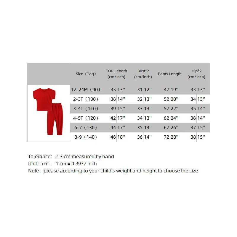 Fashion childrens and girls clothing 2-piece set of pure cotton casual T-shirt+elastic waist pants childrens clothing 1-6YXJ250410