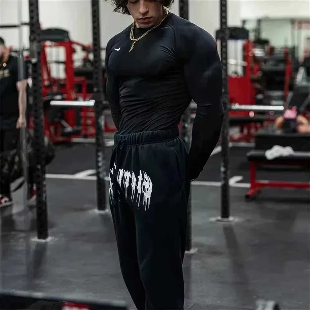New Mens Eternal Life Sports Pants Gym Fitness Sports Pants Bodybuilders Sports PantsXJ250410