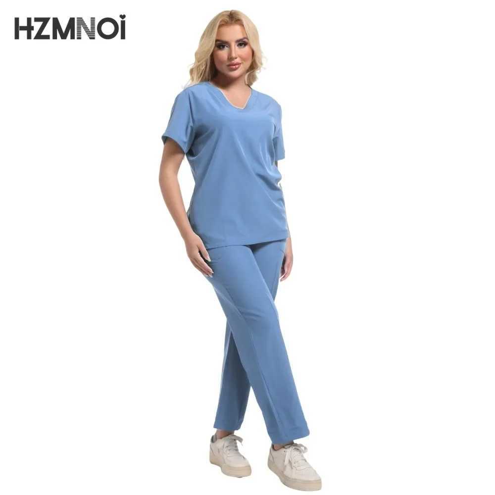 New Scrubs Set Medical Uniforms Uniform Doctor Surgery Overalls Beauty Sn WorkwearWorkers Scrubs Dentistry Work Clothes Set X250410