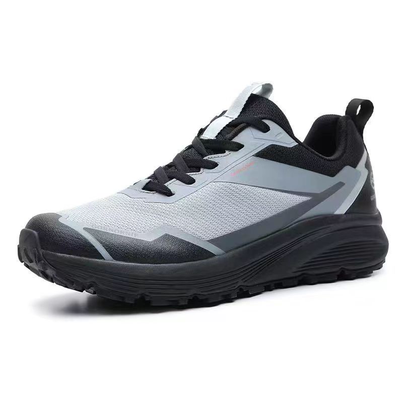 Outdoor hiking shoes men women, low-cut, lightweight, breathable, shock-absorbing, anti-slip, wear-resistant for mountain and trekking