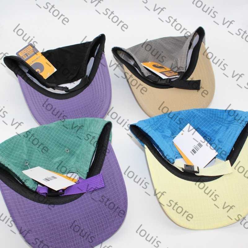 Color Blocked Soft Top Quick Drying Breathable Baseball Cap Mens and Womens Sunshade Duckbill Outdoor Travel Curved Hat H250411