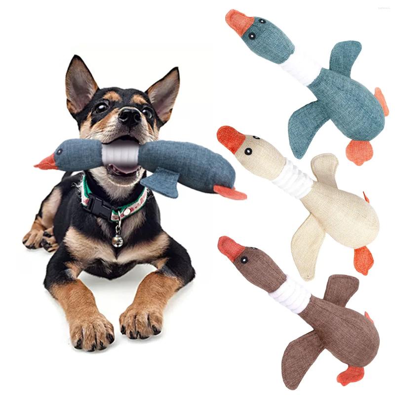 Update Pet Mallard Duck Dog Toy For Aggressive Chewers Indestructible Large Breed And Squeaky Geese Small Medium