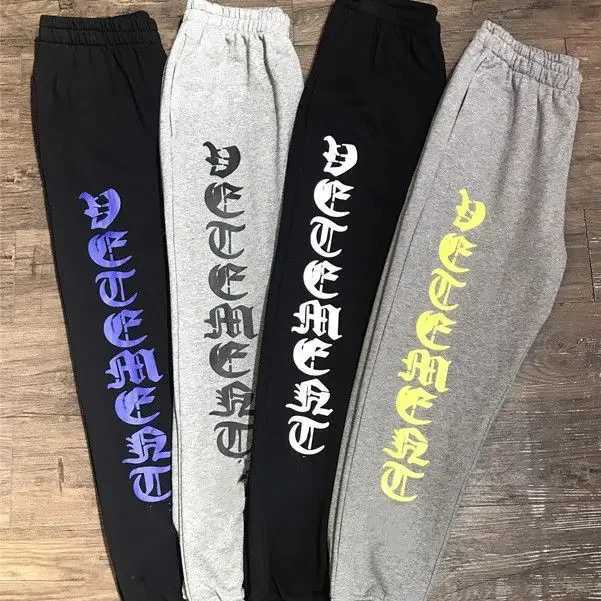 VTM Meichao Letter Printing Elastic Sports Pants Casual Trouser Trend Versatile Sports PantsXJ250410