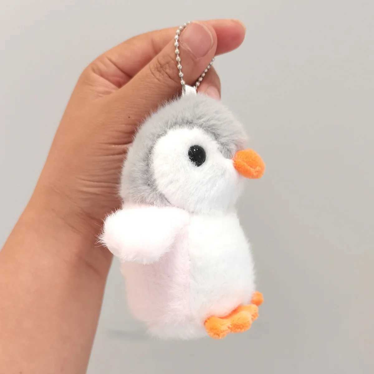 Plush Soft Filled Toy Keychain Cute Cartoon Penguin Doll Bag Charm Pendant Accessories Girl Kavay Gift Car Keychain W250411