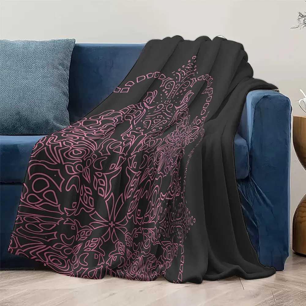 Trendy Decorative Throw Blanket Soft Plush Bed Sofa Throw Cushion Cover for Home Living Room Decoration C251111