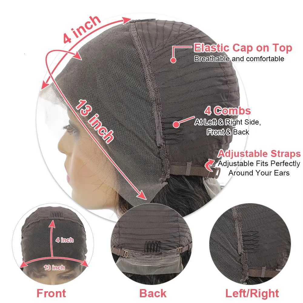 Braided Wigs for Black Women Human Hair Afro Puff Lace Frontal Hair Wigs Afro KinkyCurly Human Hair 13x4 Lace Front Pre BraidedT251111