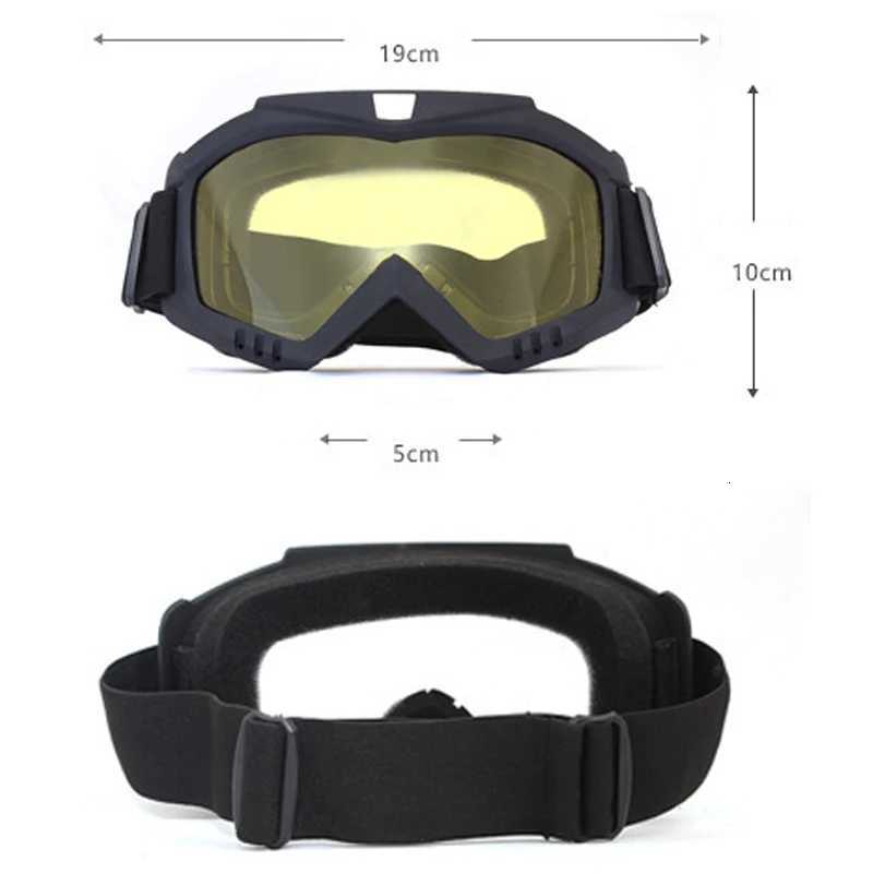 Ski Goggle Outdoor Snowboard Snow Glasses Windproof Dirt Bike Motorcycle Goggles Hunting Cycling Mounteering Goggles Eyewear K251110