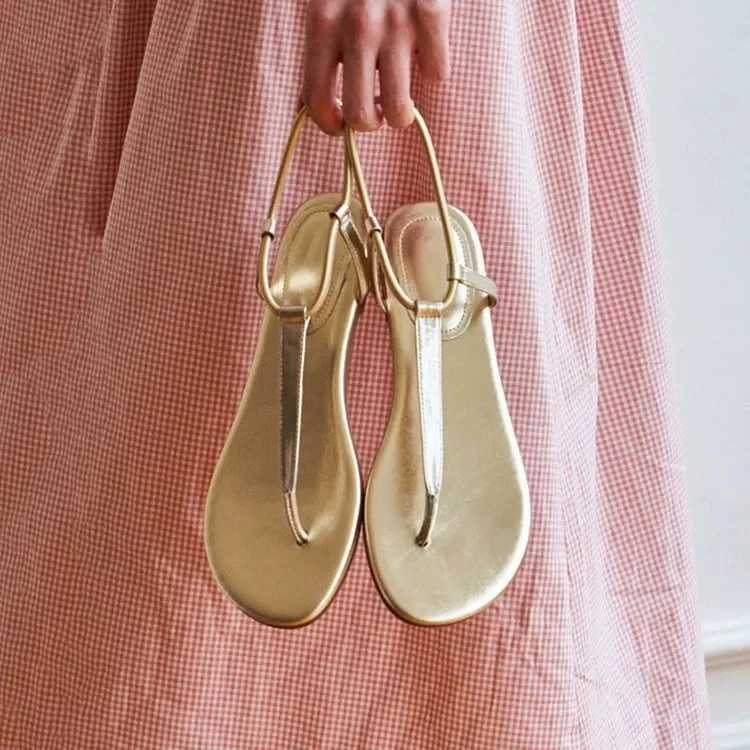 2022 New Summer Fi Womens Sandals Solid Square Anklet Strap Buckle Simple Flat Womens Pinch Toe Shoes Large Size 43XJ250410