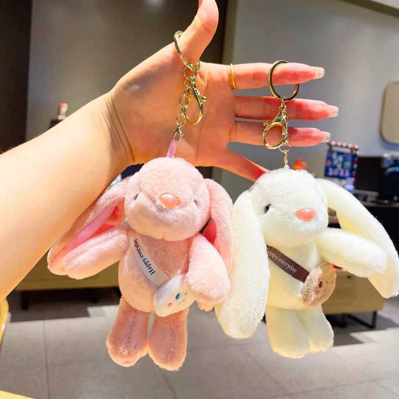Wholesale keychain couple backpack cartoon plush toy pendant W250411