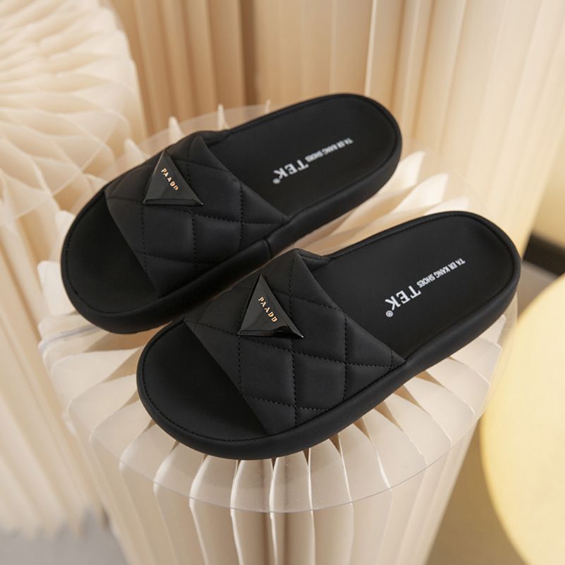Free shipping designer slippers women black beige khaki comfortable breathable wear-resisting indoor sandals