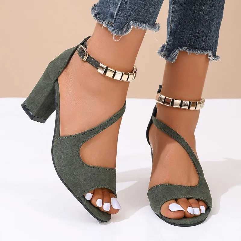Womens shoes 2024 new pink platform sandals fashionable open toe high-heeled sandals comfortable thick high-heeled shoes dress womens shoesXJ250410