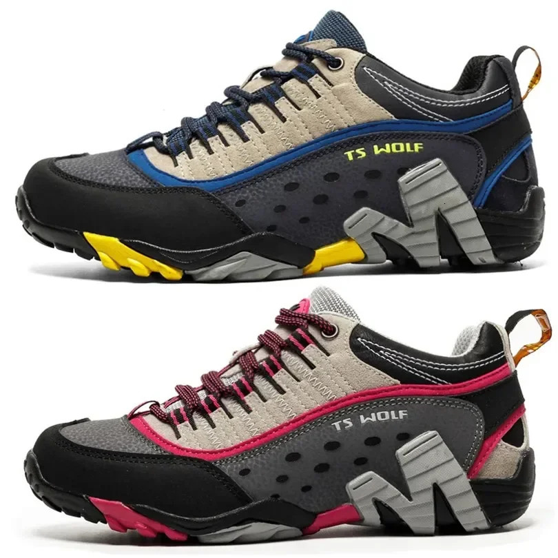 Outdoor Lover Trekking Shoes Men Waterproof Hiking Mountain Boots Genuine Leather Woodland Hunting Tactical 251111