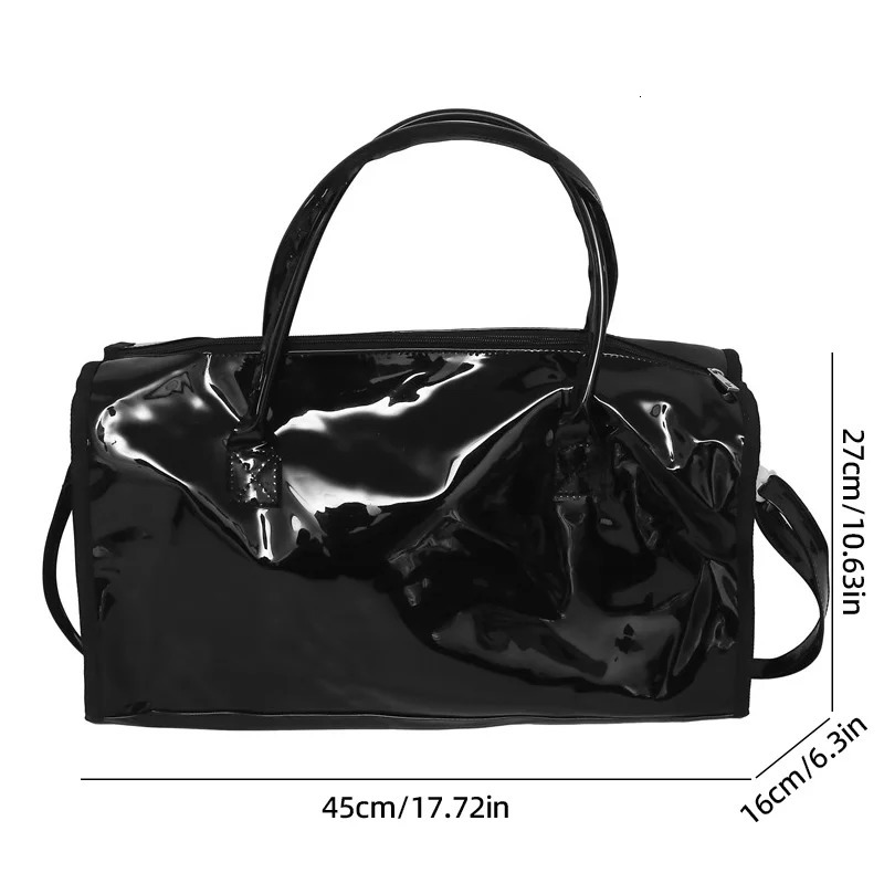 PVC Clear Travel Duffel Bag Waterproof Gym Yoga Tote Bag Outdoor Camping Hiking Beach Swimming Handbag Large Wash Satchel 251110