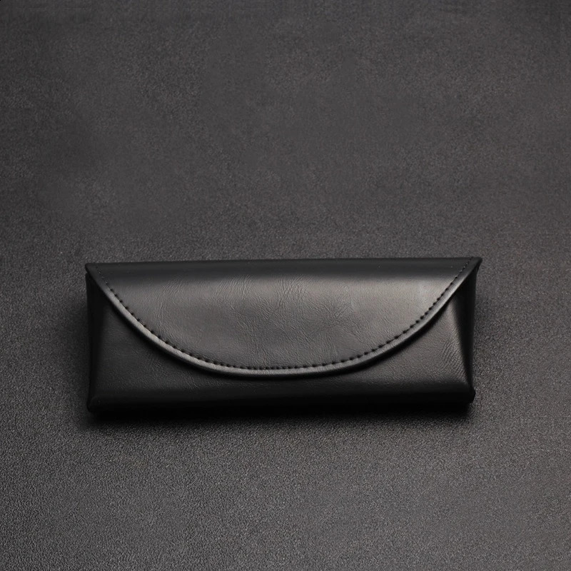 Leather Mens Sunglasses Box Black PU Compressed Glass Box Fashion Glass Cover 250409