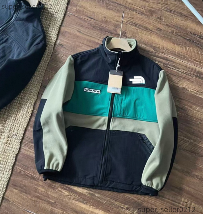 Norths 1995 Jacket Designer Men Polar Unisex Jacket Leisure Thickened Collar Zip Cardigan Norrh Fashion Outdoor Sport Windbreaker Warm Leisure NF Jacket